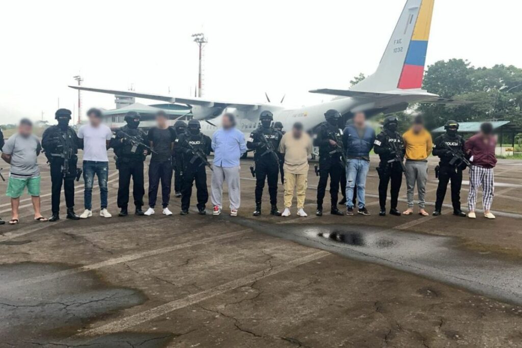 El operativo dejó 14 detenidos.