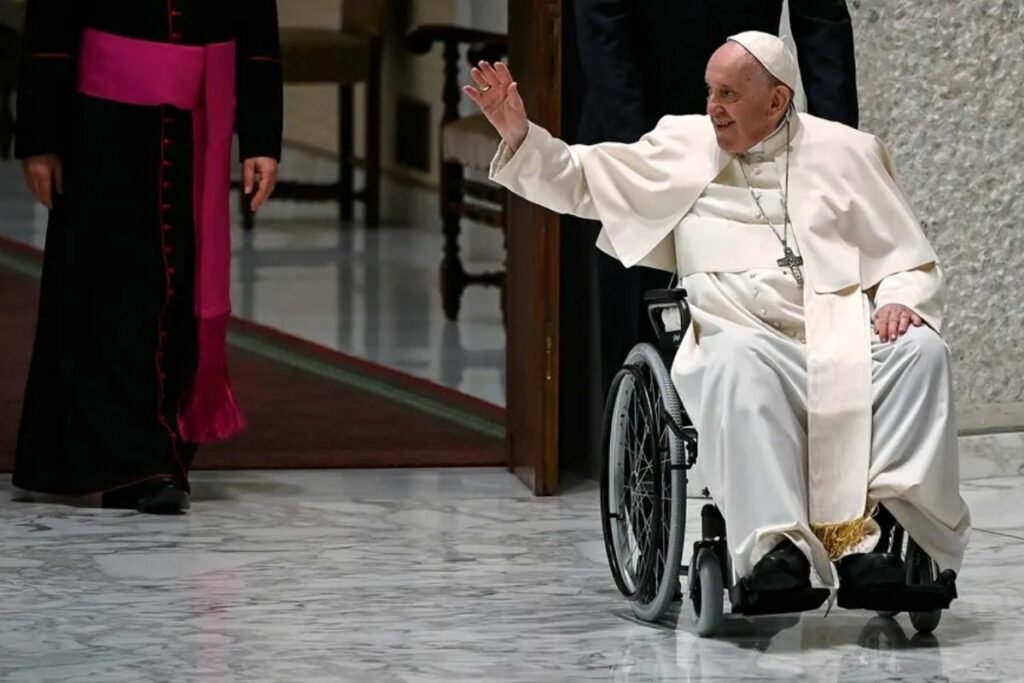 Imagen de archivo del Papa Francisco.