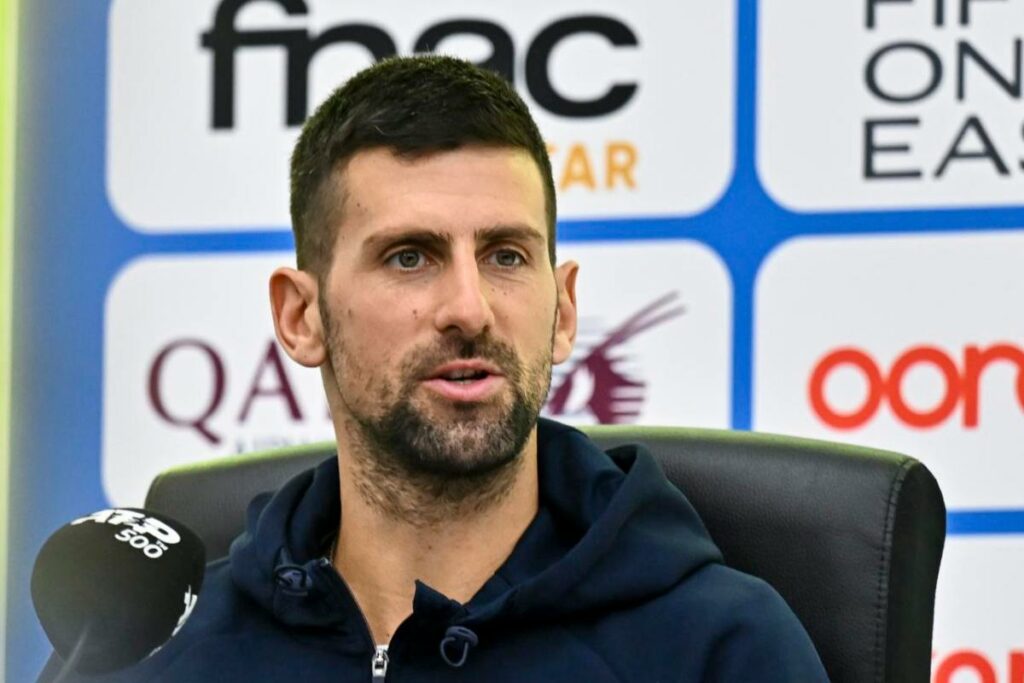 Novak Djokovic perdió en el Abierto de Catar.