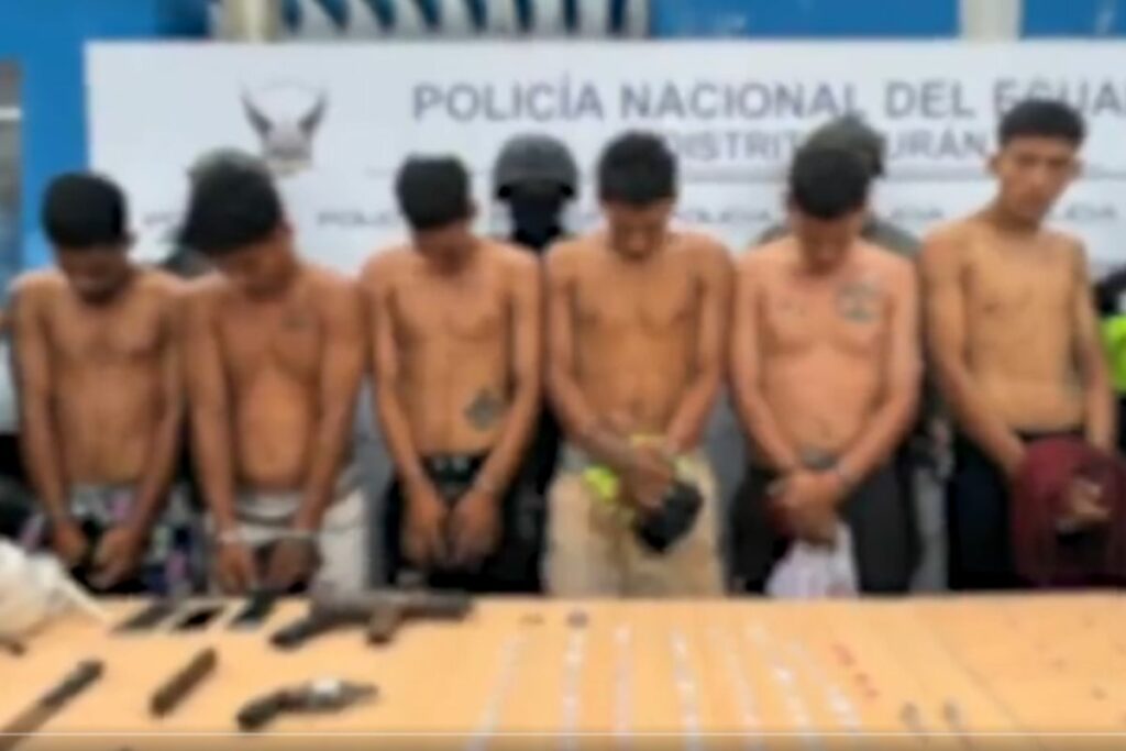 Operativo deja nueve detenidos en Durán.