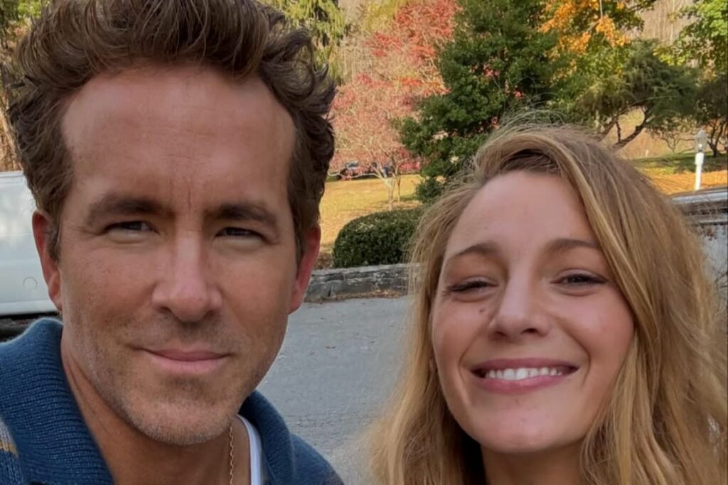 Ryan Reynolds y su esposa Blake Lively.