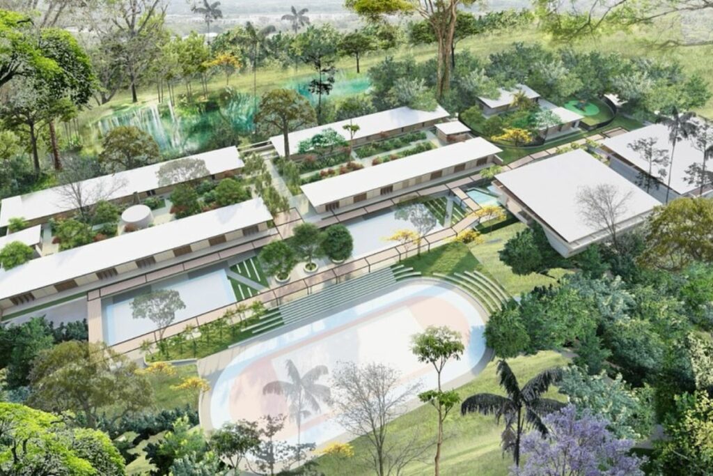 Shakira compartió imágenes de lo que será el colegio en Catatumbo.
