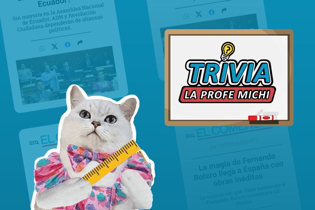 La Profe Michi nos alegra las noticias en EL COMERCIO