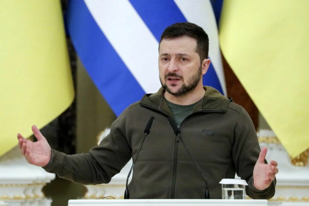 Zelenski es el actual presidente de Ucrania.