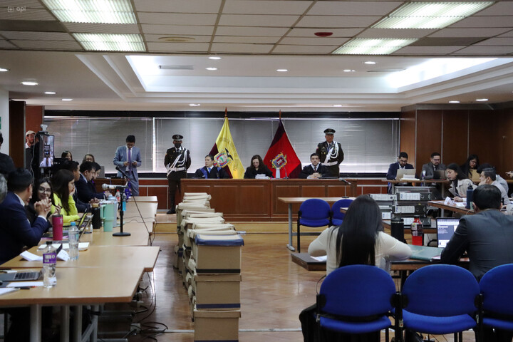 Audiencia del caso Purga, en la Corte Nacional de Justicia, a mediados de febrero. Foto: Archivo API