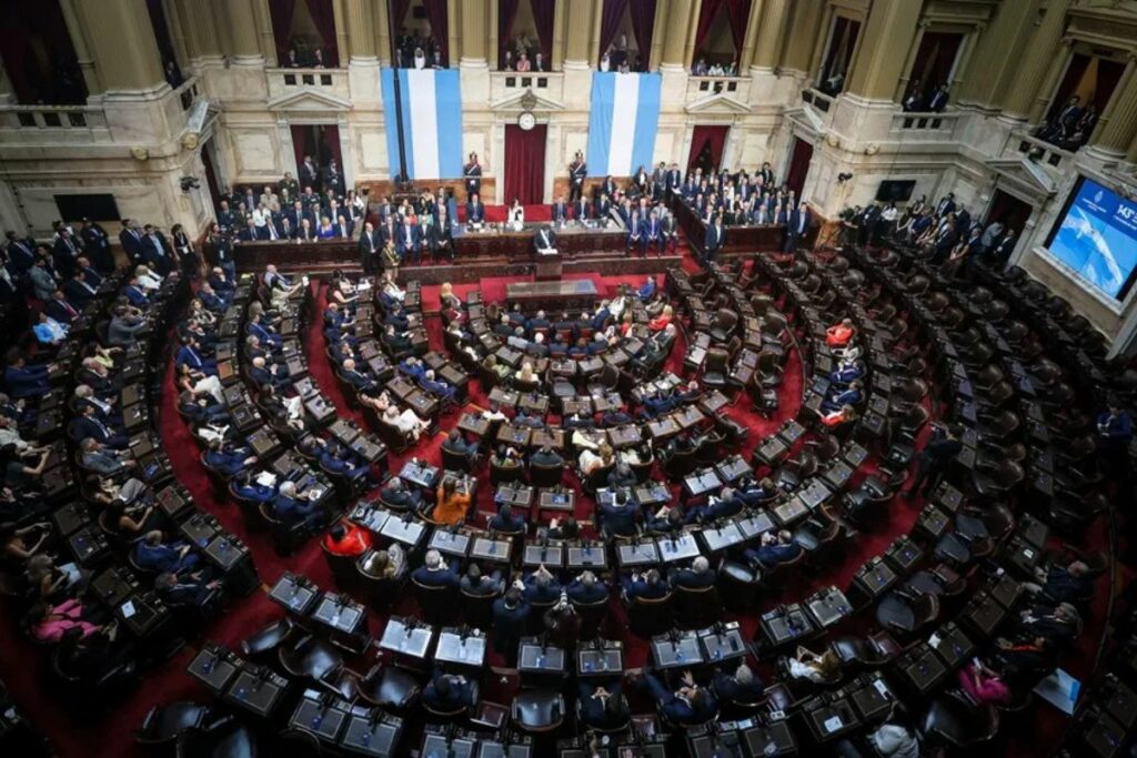 Fotografía general de la Cámara de Diputados del Congreso de la Nación de Argentina.