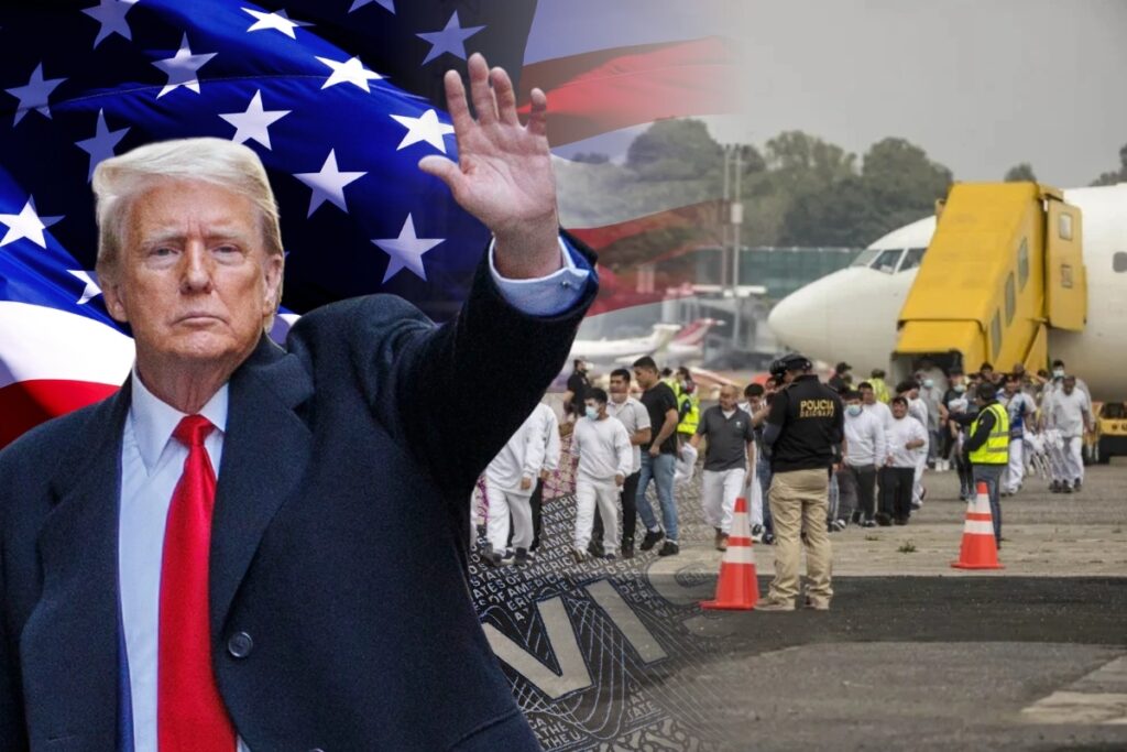 La Campaña de Deportación que viene ejecutando el Presidente Donald Trump.