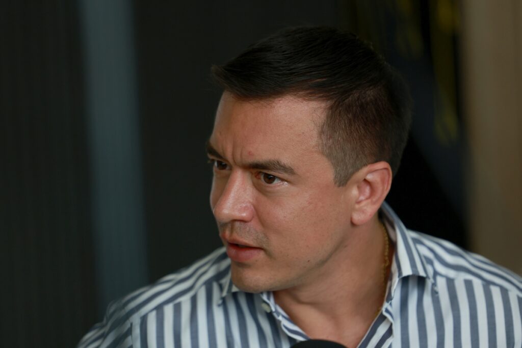 Daniel Noboa habló sobre la constituyente.