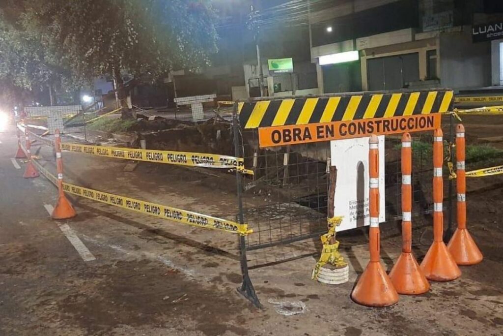 Los trabajos en el socavón en la avenida De los Shyris terminarán el 25 de marzo.