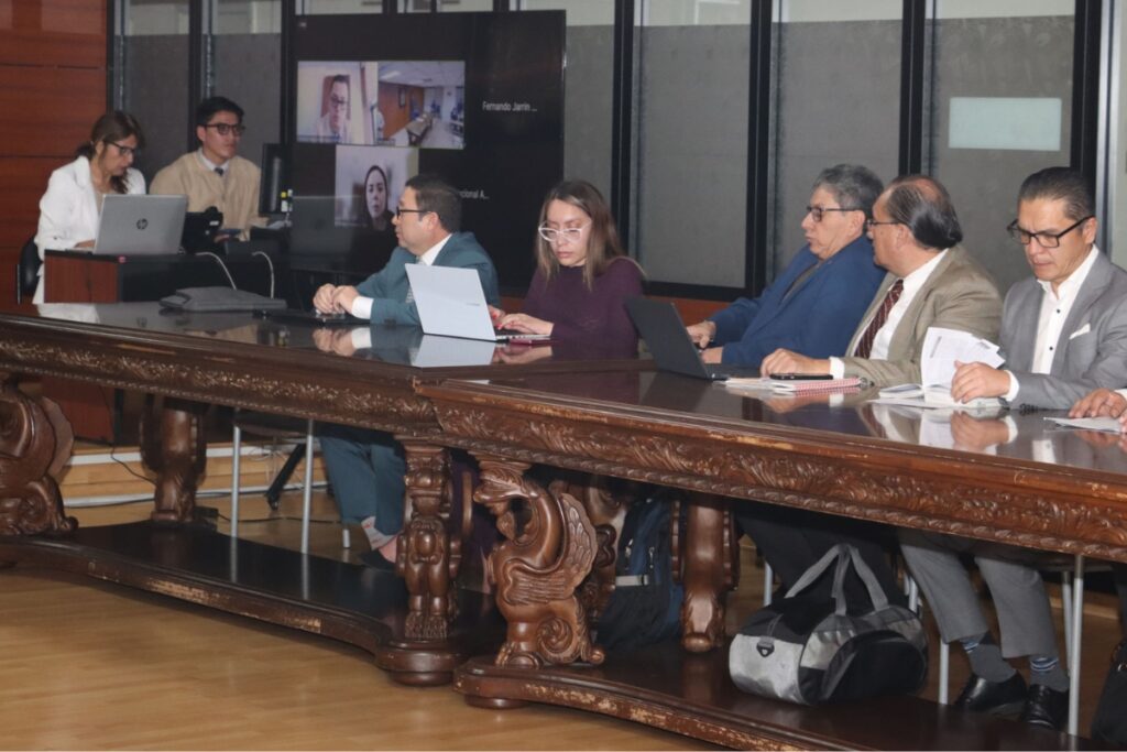 Audiencia de recepción de testimonio anticipado en el caso Pantalla el pasado 25 de noviembre.