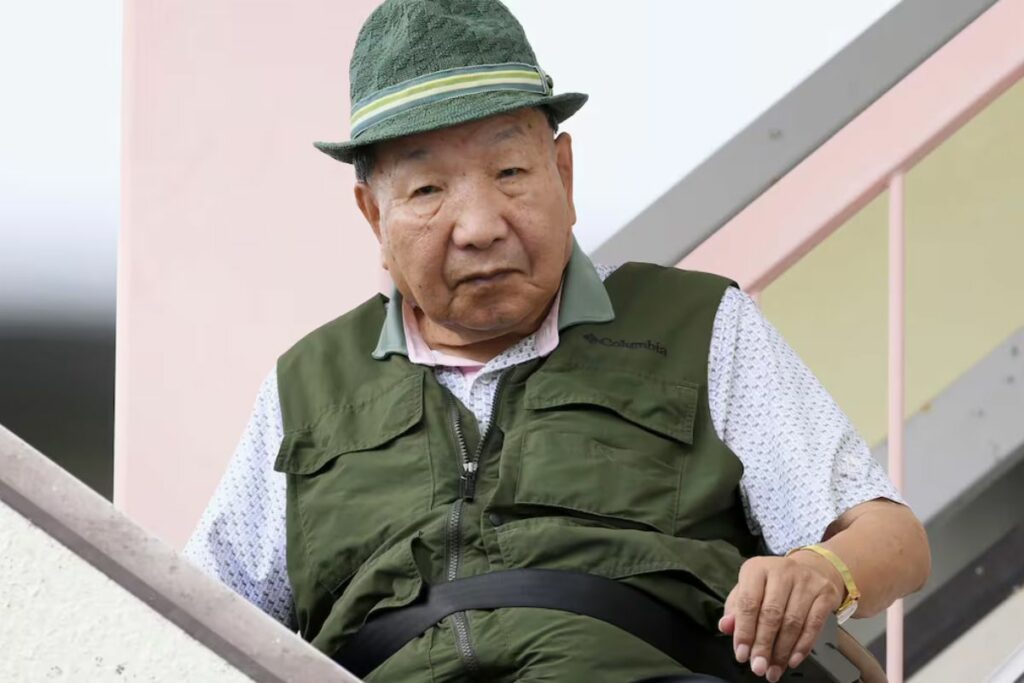 Iwao Hakamada paró 47 años en prisión injustamente en Japón.