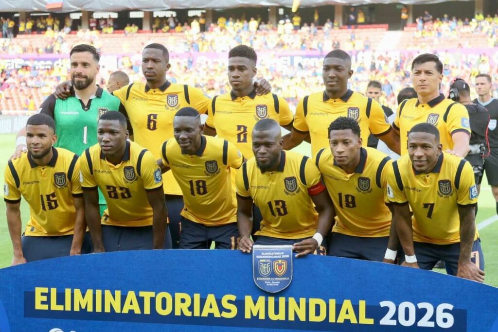 Equipo de la Selección de Ecuador en eliminatorias.
