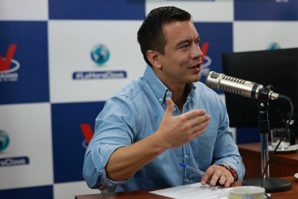 Daniel Noboa, presidente de Ecuador.