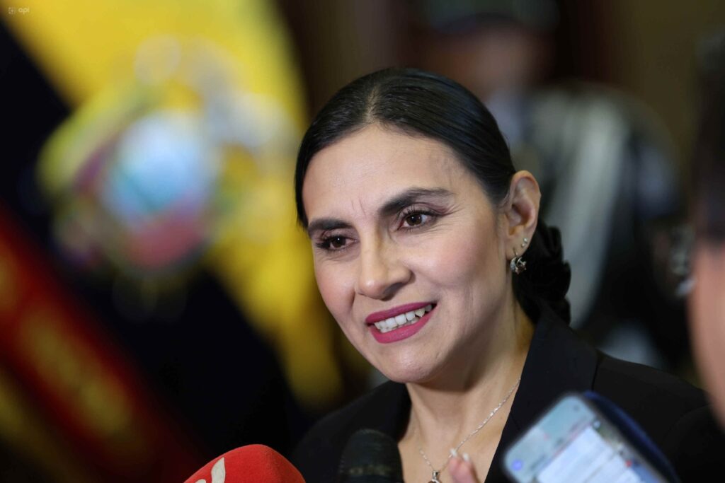 Verónica Abad en la Asamblea Nacional.