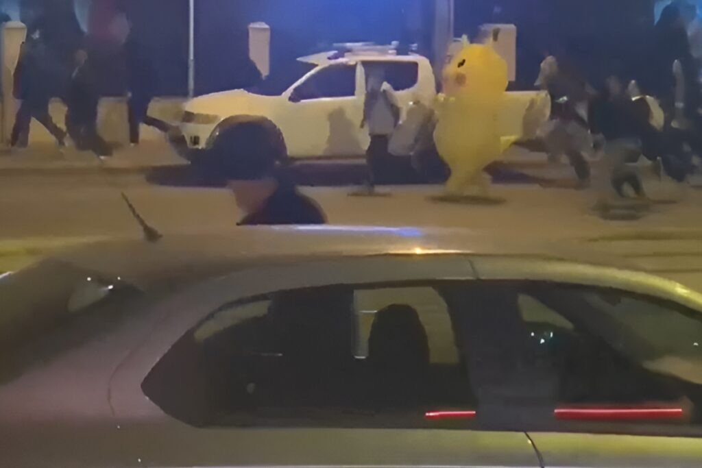 Pikachu en las manifestaciones de Turquía.