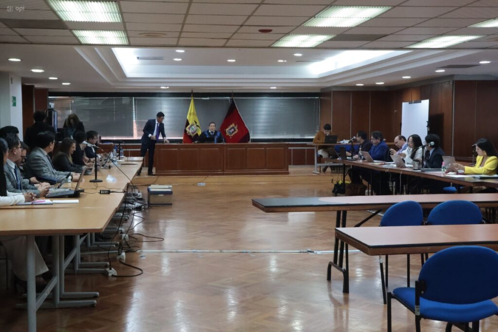 Audiencia del caso Ligados en la Corte Nacional de Justicia.
