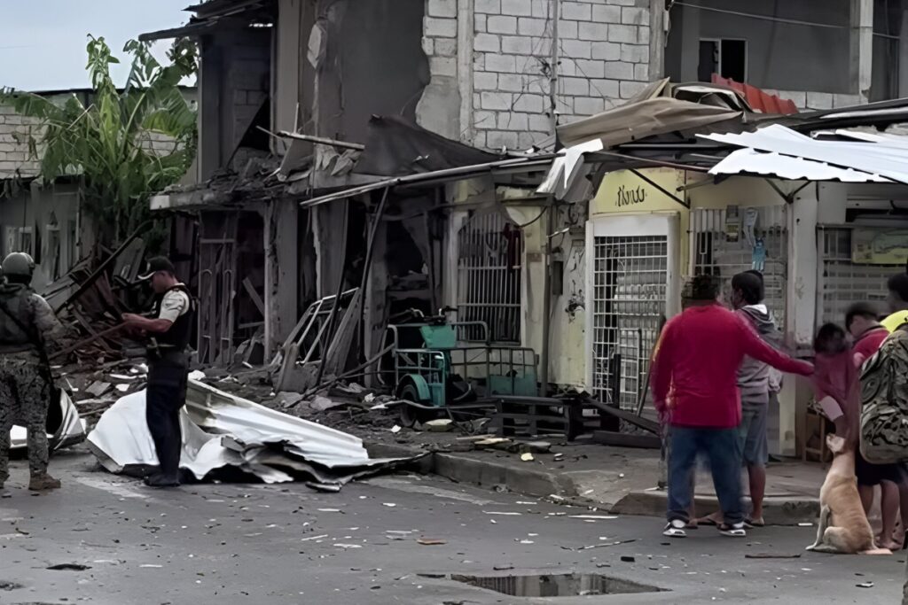 La explosión en El Oro ocurrió cerca de un cuartel.