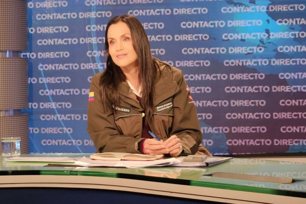 Inés Manzano habló sobre el derrame de crudo en Esmeraldas.