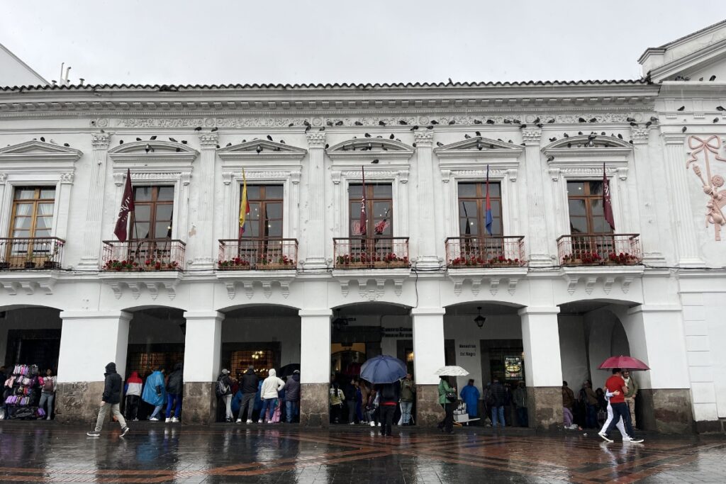 La lluvia continuará en Ecuador.