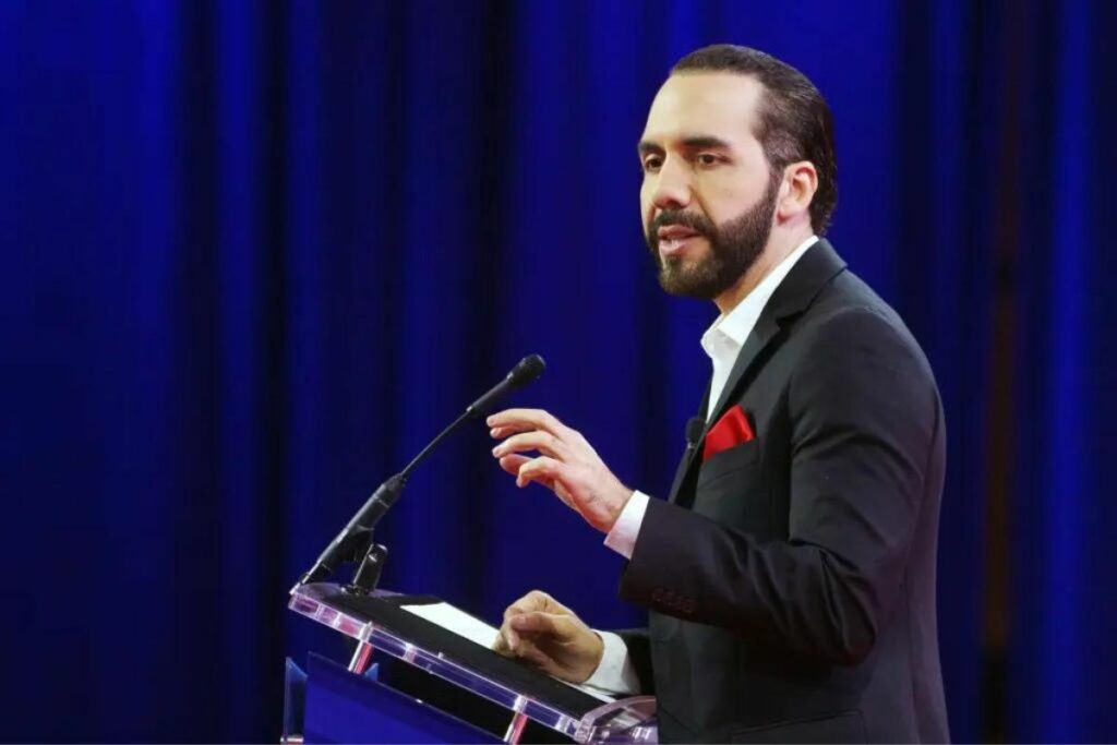 El presidente de El Salvador, Nayib Bukele.