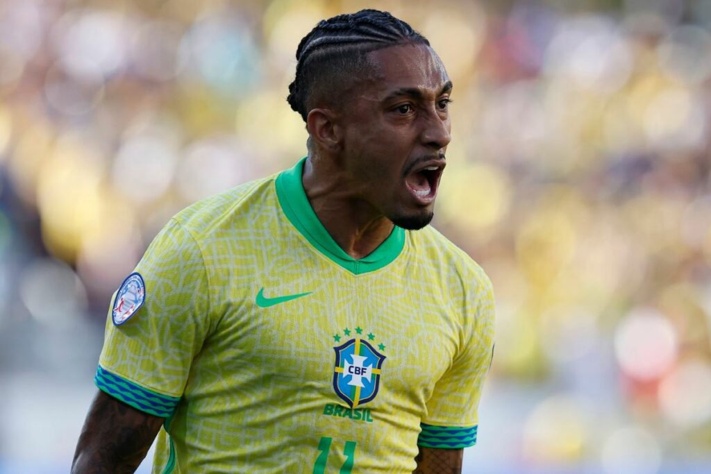 Raphinha es una de las estrellas de la Selección de Brasil.