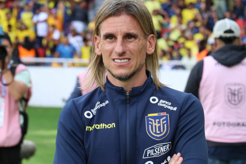 Sebastián Beccace, DT de la Selección de Ecuador, habló sobre el tema de Darwin Guagua.