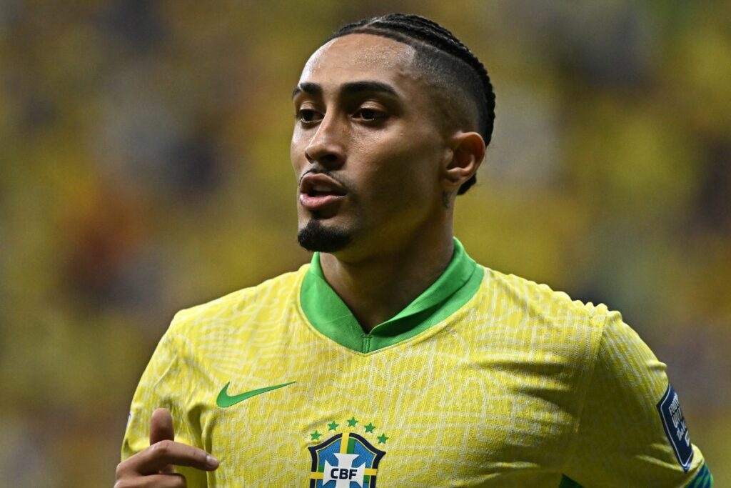 Raphinha es una de las figuras de la Selección de Brasil.