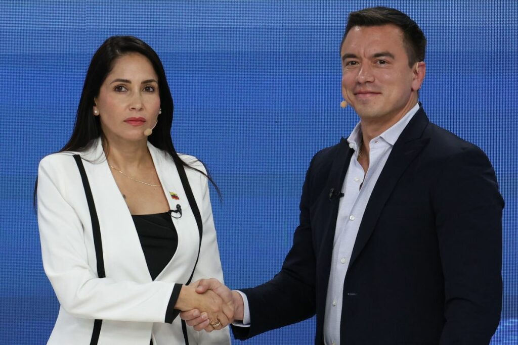Debate Presidencial 2025, Luisa González y Daniel Noboa se refirieron a cinco ejes temáticos.