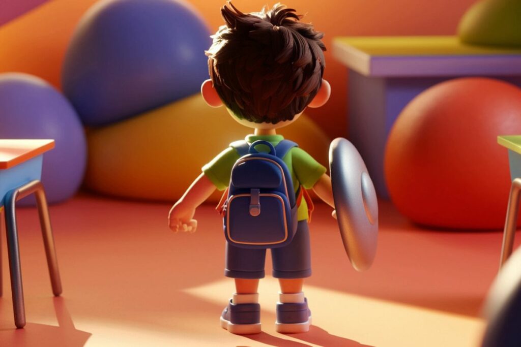 Imagen creada con Inteligencia artificial. El TDAH es una condición que impacta en los niños que son diagnosticados.