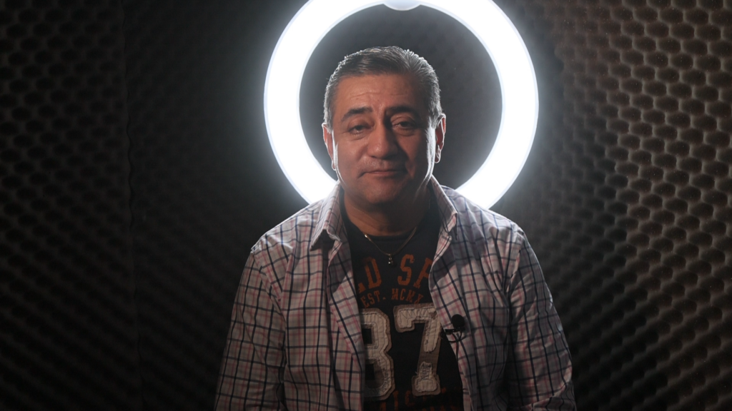 Byron Moreno en el Confesionario de EL COMERCIO.