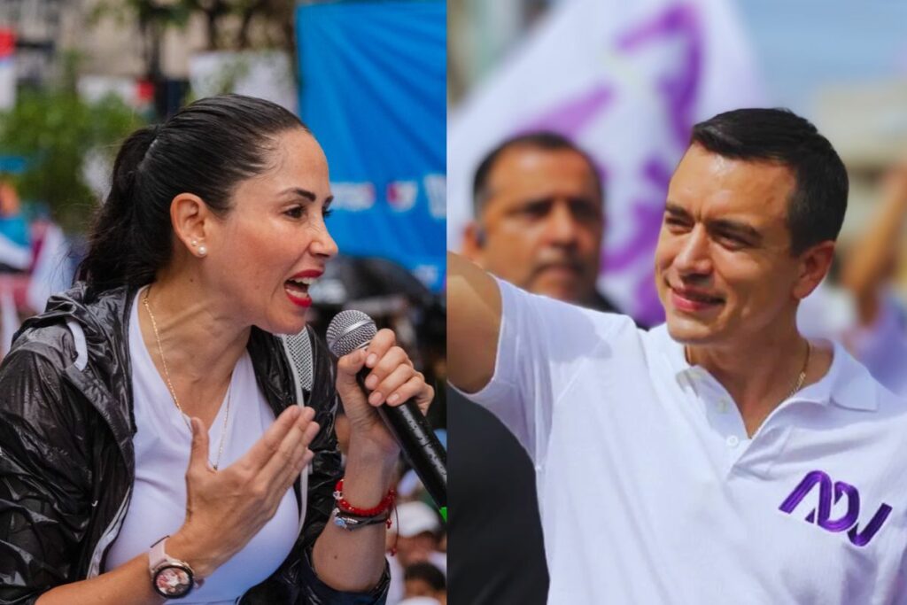 Luisa González y Daniel Noboa se enfrentarán en la segunda vuelta, el domingo 13 de abril