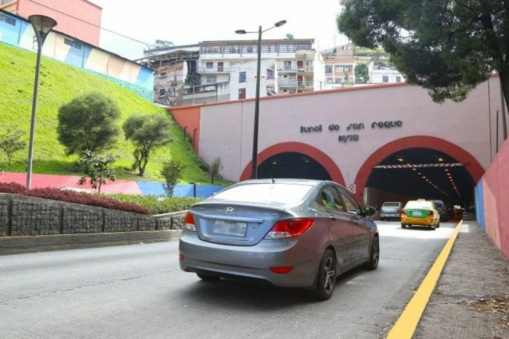 Uno de los cierres viales se realizará en el túnel de San Roque, en el centro de Quito