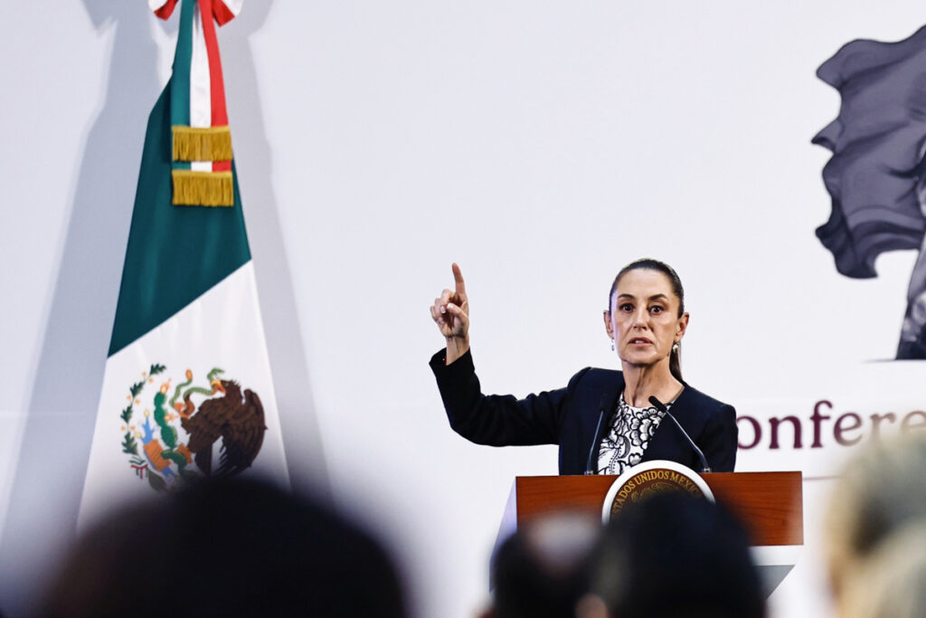 Claudia Sheinbaum, presidenta de México, en una fotografía de archivo.