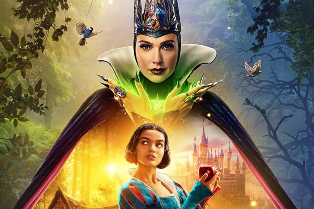 Gal Gadot y Rachel Zegler en el póster oficial de 'Blancanieves' de 2025.