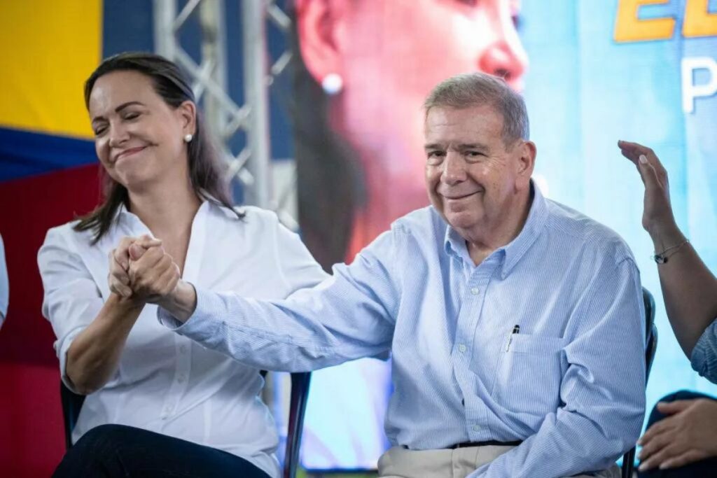 María Corina Machado y Edmundo González en una fotografía de archivo.