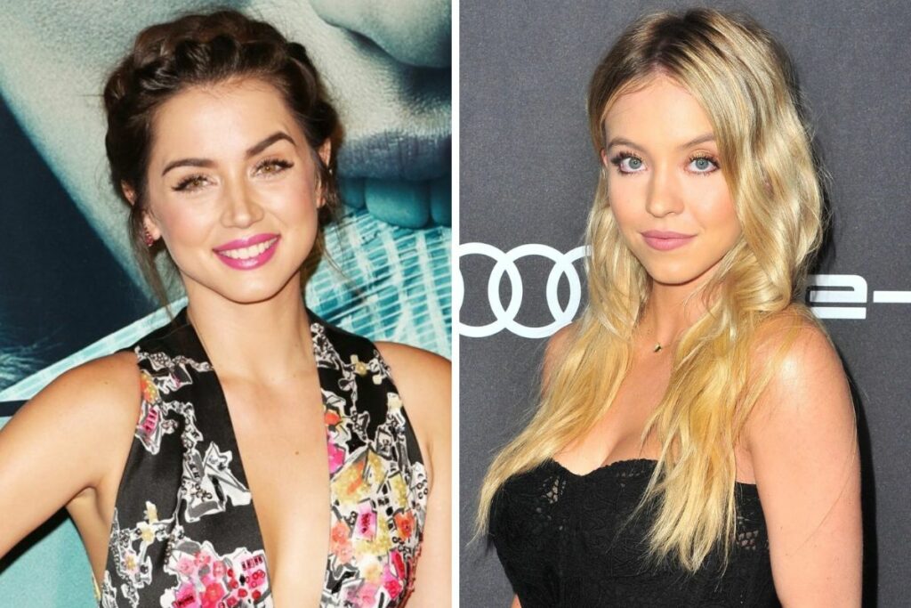 Ana de Armas y Sidney Sweeney.