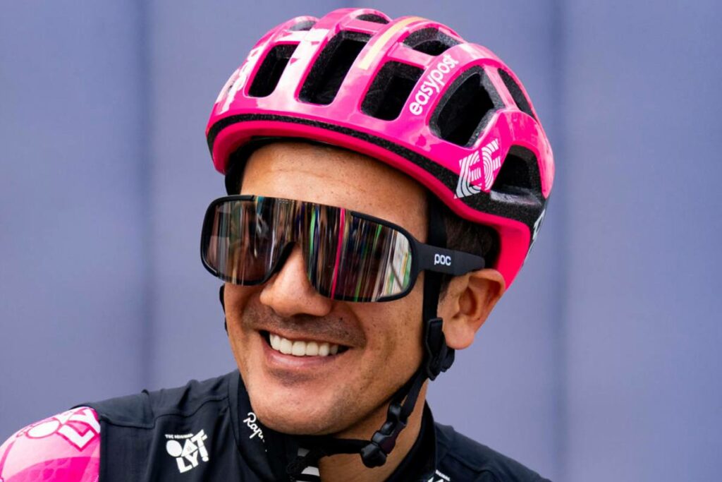 El ciclista ecuatoriano Richard Carapaz, del equipo EF, en la Volta Ciclista a Catalunya 2025.