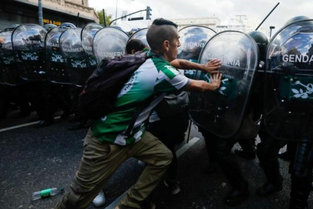 Protestas en Argentina.