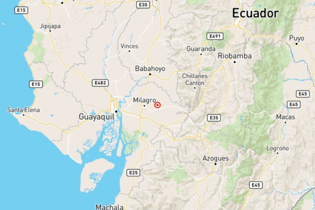 El Instituto Geofísico reportó el sismo en Guayas.