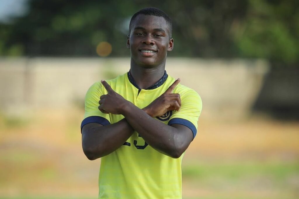Leao Tenorio, jugador de la Selección de Ecuador sub-17.