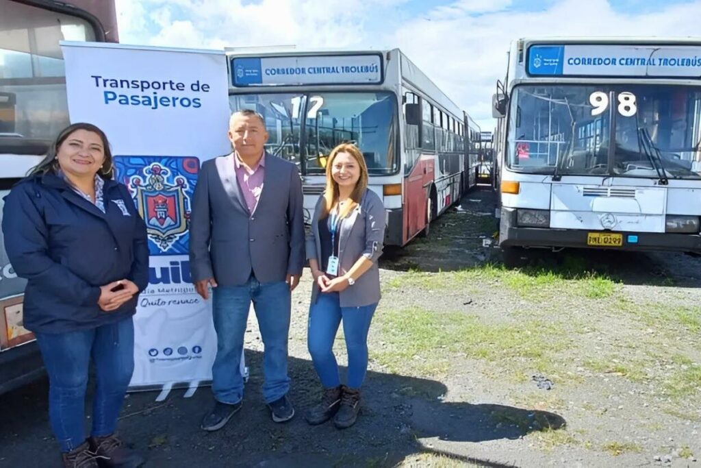 La Empresa de Pasajeros de Quito espera destinar otras ocho unidades del Trolebús a proyectos sociales y turísticos