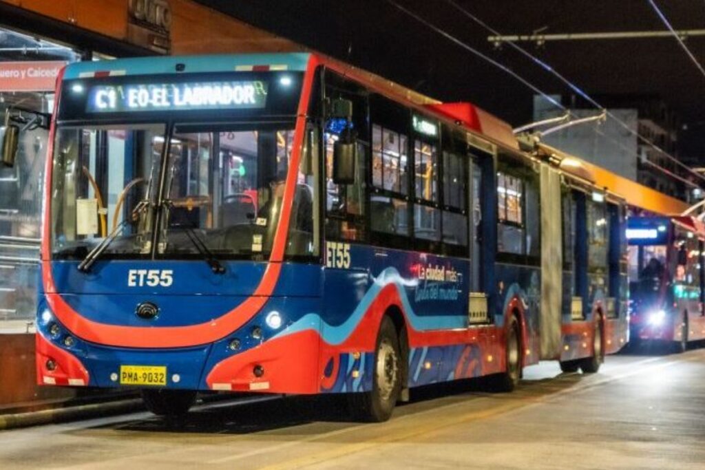 Las pruebas de los nuevos trolebuses de Quito concluyen este sábado 29 de marzo.
