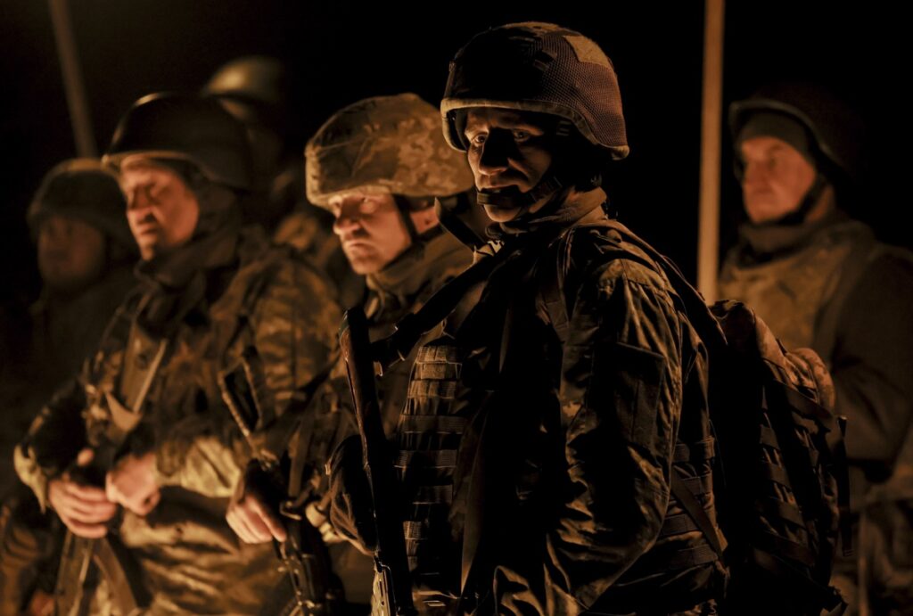 Fotografía proporcionada por el servicio de prensa de la 24ª Brigada Mecanizada de las Fuerzas Armadas de Ucrania el 24 de marzo de 2025.