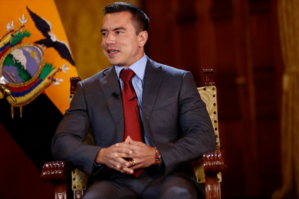Daniel Noboa fue reelecto para el período 2025 - 2029.
