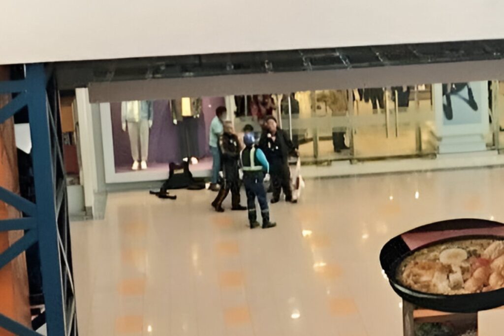 Imagen tras la balacera al sur de Quito.