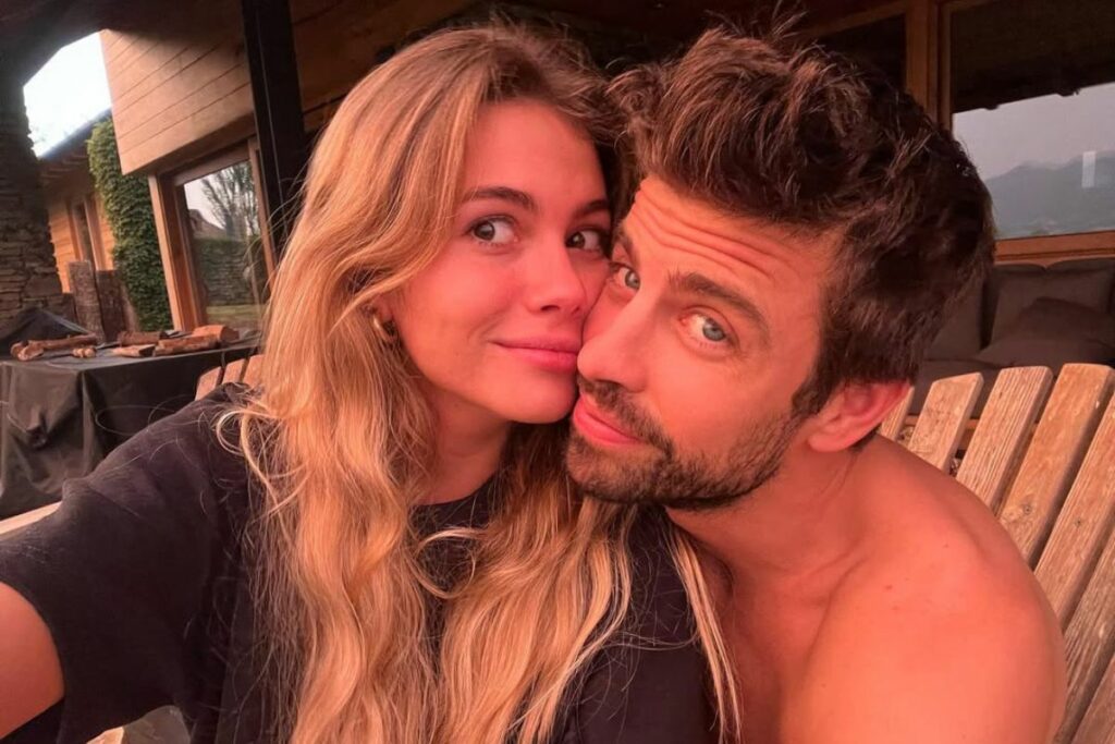 Gerard Piqué y Clara Chía, en una fotografía de mayo de 2023. Foto: Instagram