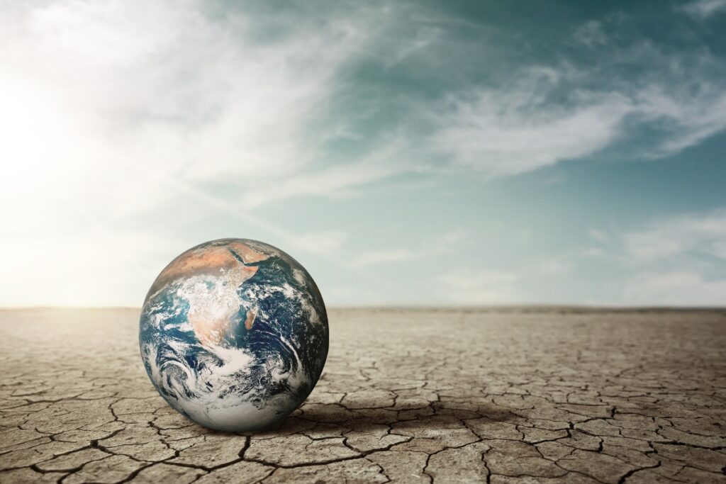 Foto representativa de los efectos del cambio climático en el planeta. Foto: Frepik