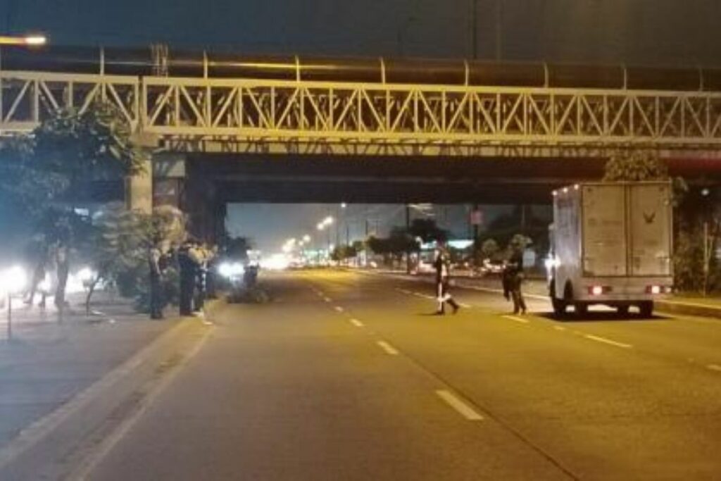 Policía llegó al lugar para investigar el hecho.
