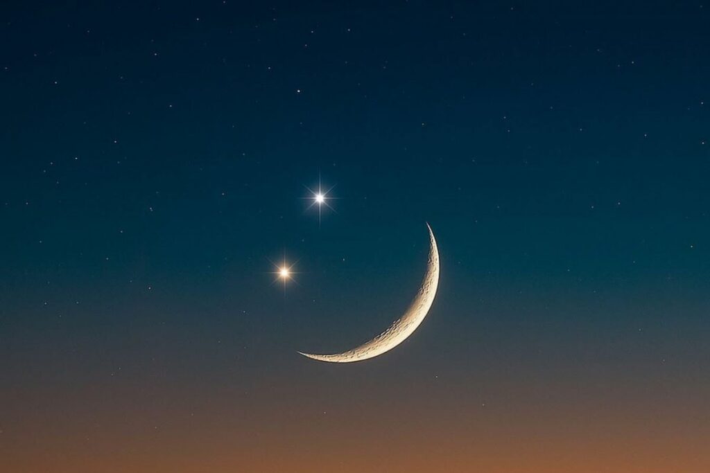 La Luna Sonriente es un evento astronómico poco común. Foto: @PYvonne74