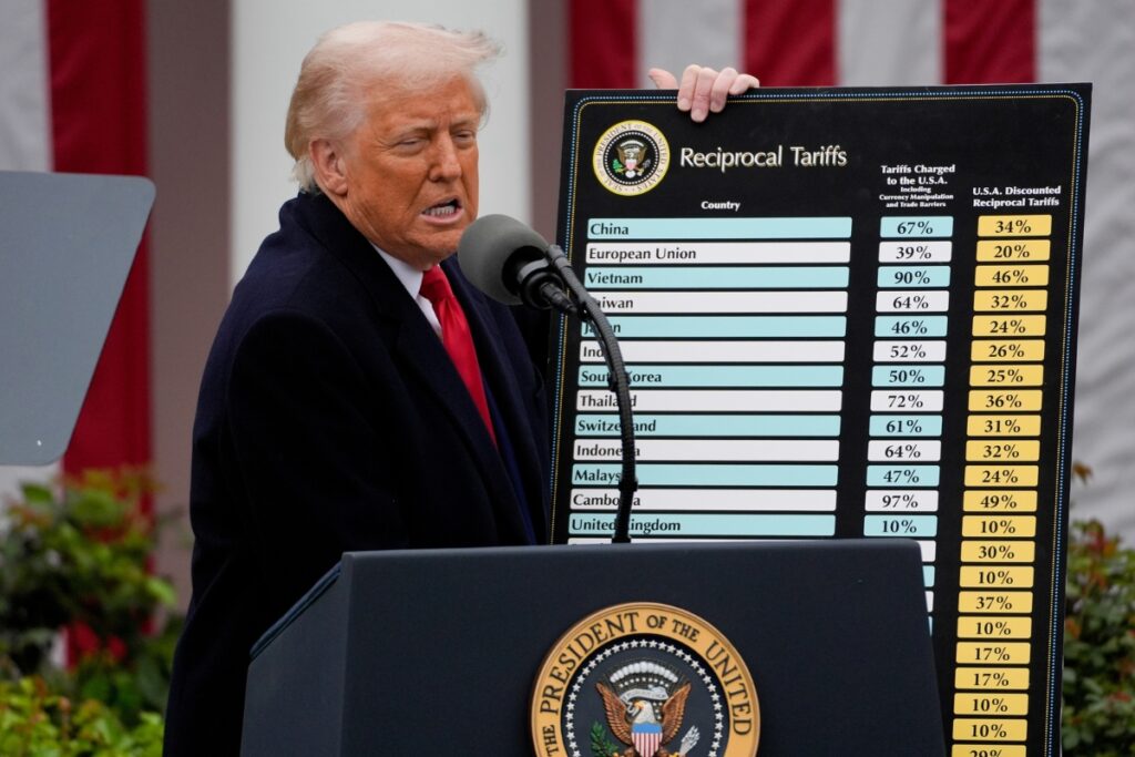 Donald Trump anunció los aranceles este miércoles 2 de abril.
